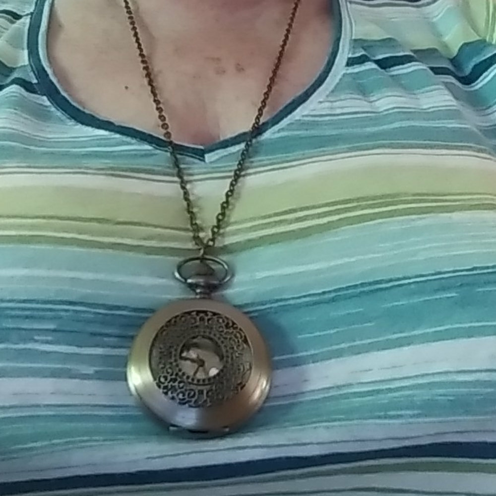 Antique Gold Watch pendant - Picture 5 of 5